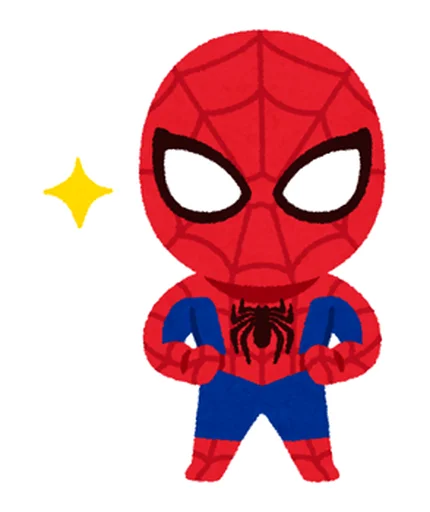 Spiderman Chibi Telegram Sticker #7 - Spiderman Chibi #7