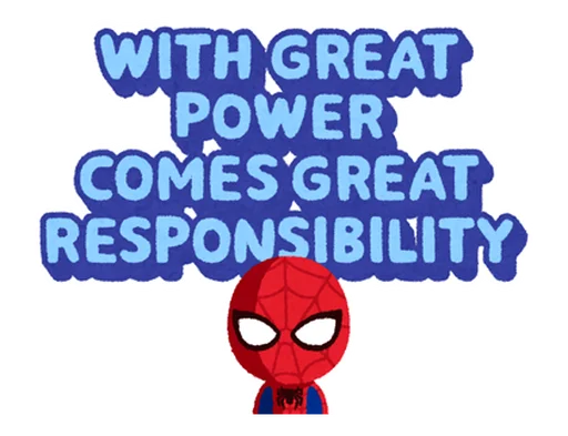 Spiderman Chibi Telegram Sticker #13 - Spiderman Chibi #13