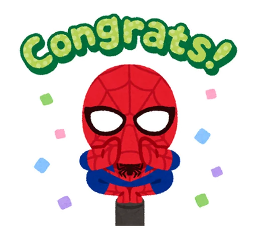 Spiderman Chibi Telegram Sticker #21 - Spiderman Chibi #21