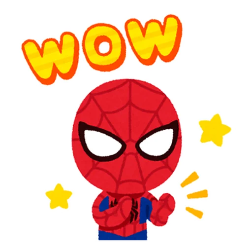 Spiderman Chibi Telegram Sticker #22 - Spiderman Chibi #22