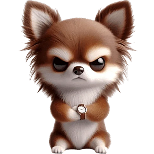 Cute Chihuahua Puppy Telegram Sticker #2 - Cute Chihuahua Puppy #2