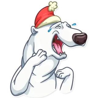 Laughing Polar Bear