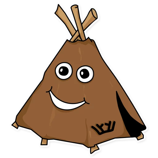 Chumik Cute Cozy Tent Stickers Telegram Sticker #1 - Chumik Cute Cozy Tent Stickers #1