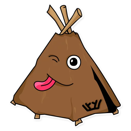 Chumik Cute Cozy Tent Stickers Telegram Sticker #2 - Chumik Cute Cozy Tent Stickers #2