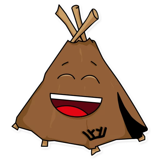 Chumik Cute Cozy Tent Stickers Telegram Sticker #6 - Chumik Cute Cozy Tent Stickers #6