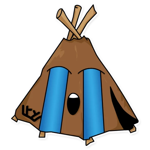 Chumik Cute Cozy Tent Stickers Telegram Sticker #8 - Chumik Cute Cozy Tent Stickers #8