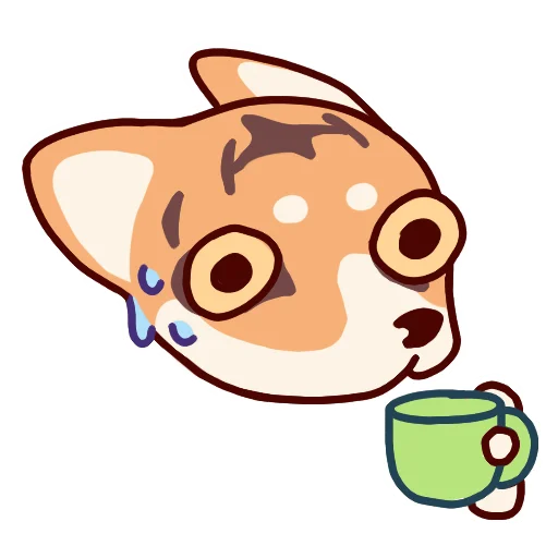Anxious Corgi Raf