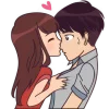 Crazy About You Emoji Telegram Sticker #6 - Crazy About You Emoji #6