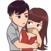 Crazy About You Emoji Telegram Sticker #7 - Crazy About You Emoji #7
