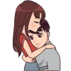 Crazy About You Emoji Telegram Sticker #10 - Crazy About You Emoji #10