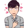 Crazy About You Emoji Telegram Sticker #11 - Crazy About You Emoji #11