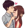 Crazy About You Emoji Telegram Sticker #14 - Crazy About You Emoji #14