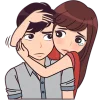 Crazy About You Emoji Telegram Sticker #17 - Crazy About You Emoji #17