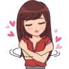 Crazy About You Emoji Telegram Sticker #18 - Crazy About You Emoji #18