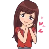 Crazy About You Emoji Telegram Sticker #20 - Crazy About You Emoji #20