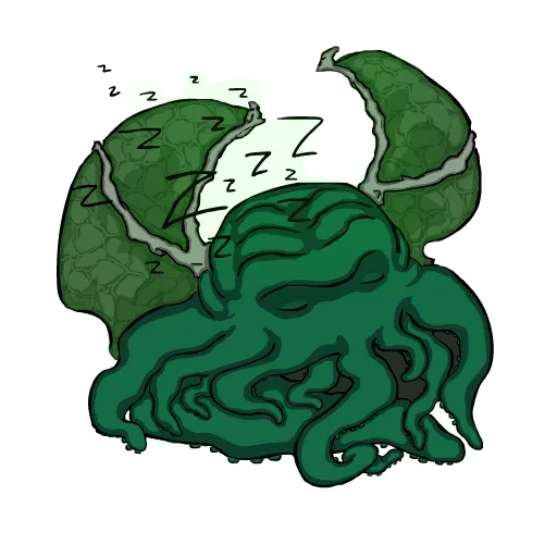 Ctulhu Telegram Sticker #9 - Ctulhu #9