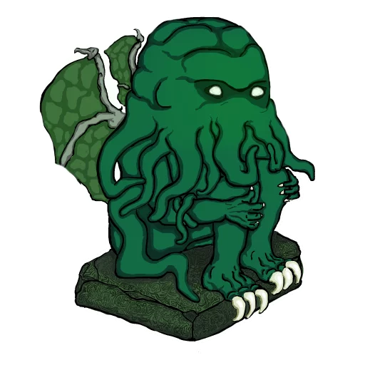 Ctulhu Telegram Sticker #10 - Ctulhu #10