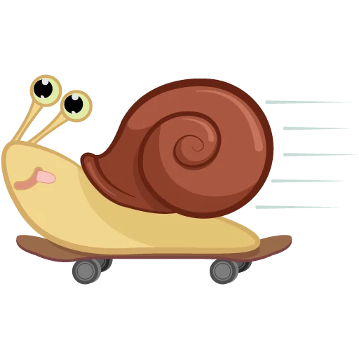 Cute Snail Telegram Sticker #8 - Cute Snail #8