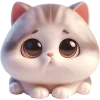 Cute Kitten Emoji Telegram Sticker #2 - Cute Kitten Emoji #2