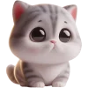 Cute Kitten Emoji Telegram Sticker #4 - Cute Kitten Emoji #4