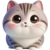 Cute Kitten Emoji Telegram Sticker #10 - Cute Kitten Emoji #10