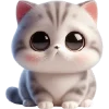 Cute Kitten Emoji Telegram Sticker #19 - Cute Kitten Emoji #19