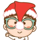 Cute Christmas Holiday Vibes Stickers