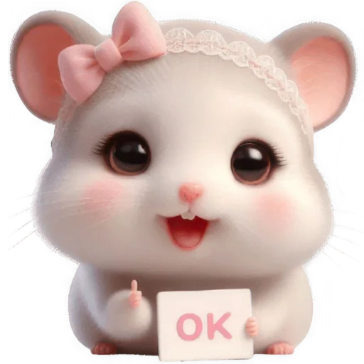 Lovely Baby Mouse Telegram Sticker #24 - Lovely Baby Mouse #24