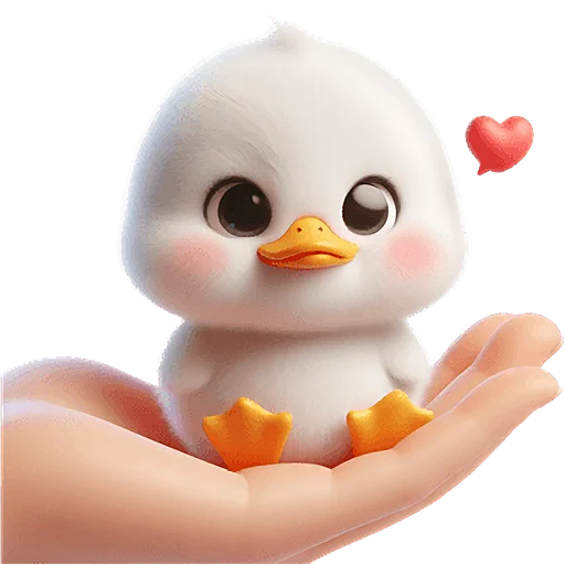 Cute Baby Duck