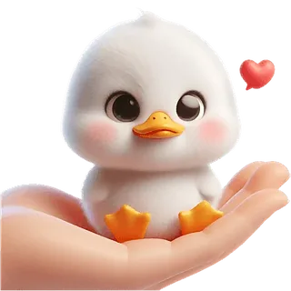 Cute Baby Duck