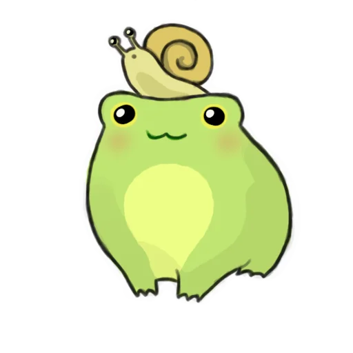 Cute Frog Telegram Sticker #1 - Cute Frog #1