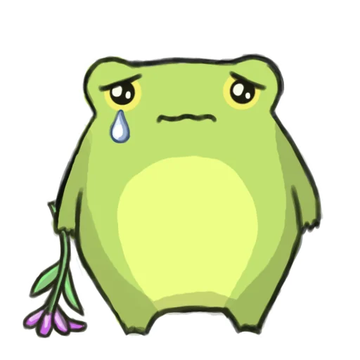Cute Frog Telegram Sticker #4 - Cute Frog #4