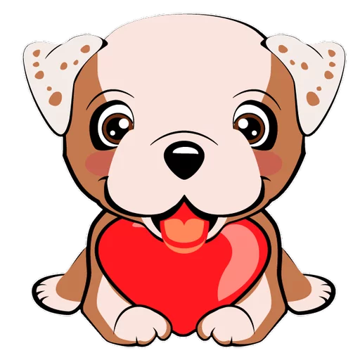 Puppy Telegram Sticker #4 - Puppy #4