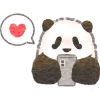 Daily Useful Panda Emoji Telegram Sticker #8 - Daily Useful Panda Emoji #8