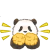 Daily Useful Panda Emoji Telegram Sticker #13 - Daily Useful Panda Emoji #13