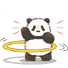 Daily Useful Panda Emoji Telegram Sticker #15 - Daily Useful Panda Emoji #15