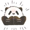 Daily Useful Panda Emoji Telegram Sticker #17 - Daily Useful Panda Emoji #17
