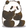 Daily Useful Panda Emoji Telegram Sticker #23 - Daily Useful Panda Emoji #23