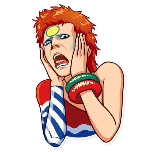 David Bowie Telegram Sticker #8 - David Bowie #8