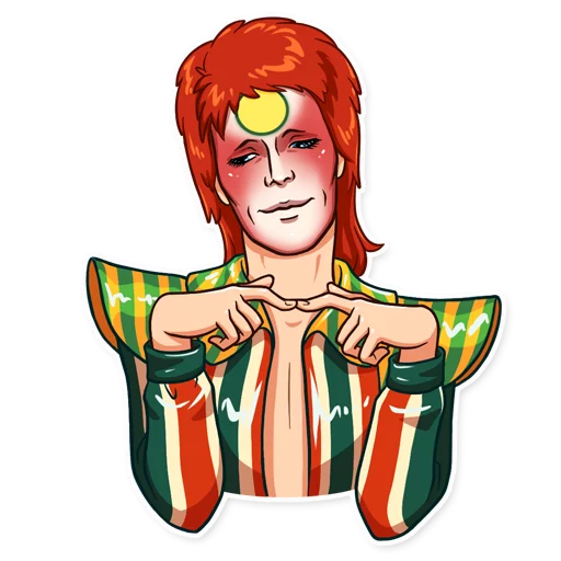 David Bowie Telegram Sticker #9 - David Bowie #9