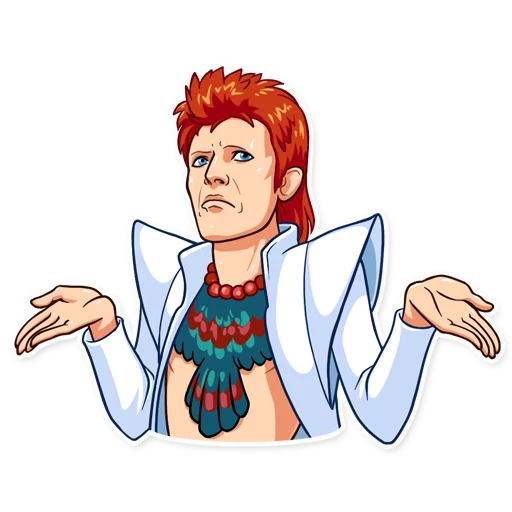 David Bowie Telegram Sticker #10 - David Bowie #10