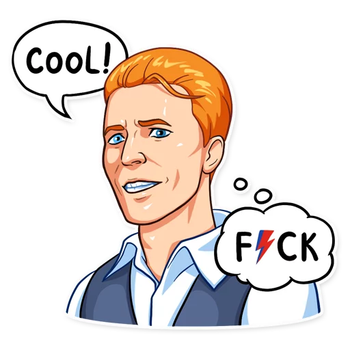 David Bowie Telegram Sticker #14 - David Bowie #14