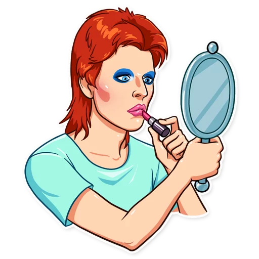 David Bowie Telegram Sticker #18 - David Bowie #18