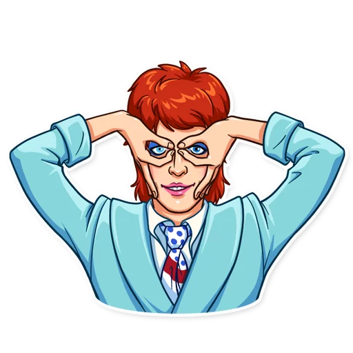 David Bowie Telegram Sticker #19 - David Bowie #19