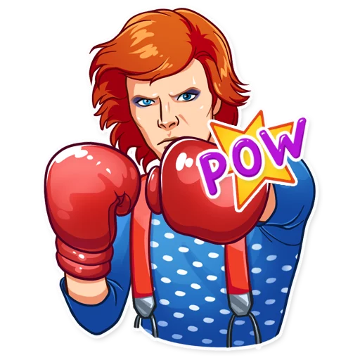 David Bowie Telegram Sticker #25 - David Bowie #25