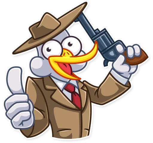Detective Caplini Telegram Sticker #3 - Detective Caplini #3