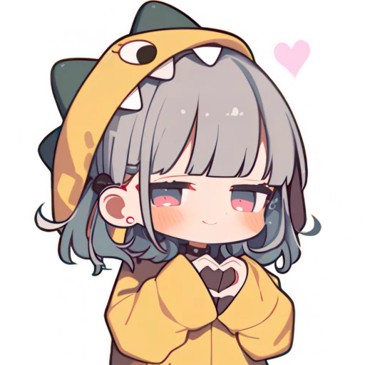 Dino Hoodie Girl