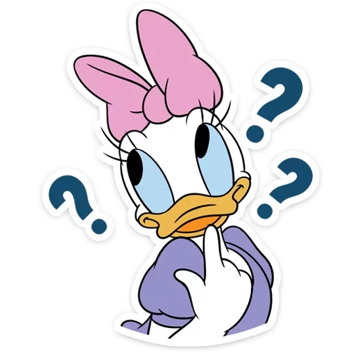 Donald and Daisy Duck Romance Stickers Telegram Sticker #9 - Donald and Daisy Duck Romance Stickers #9