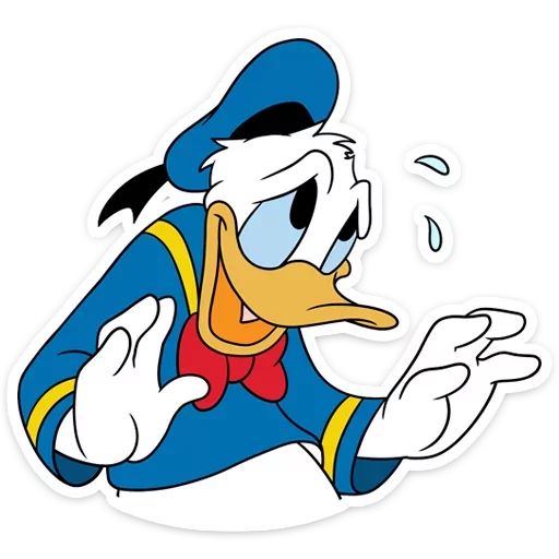Donald and Daisy Duck Romance Stickers Telegram Sticker #21 - Donald and Daisy Duck Romance Stickers #21