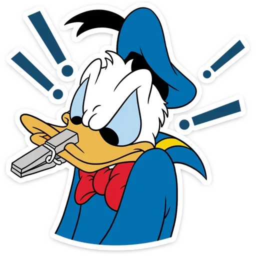 Donald and Daisy Duck Romance Stickers Telegram Sticker #22 - Donald and Daisy Duck Romance Stickers #22